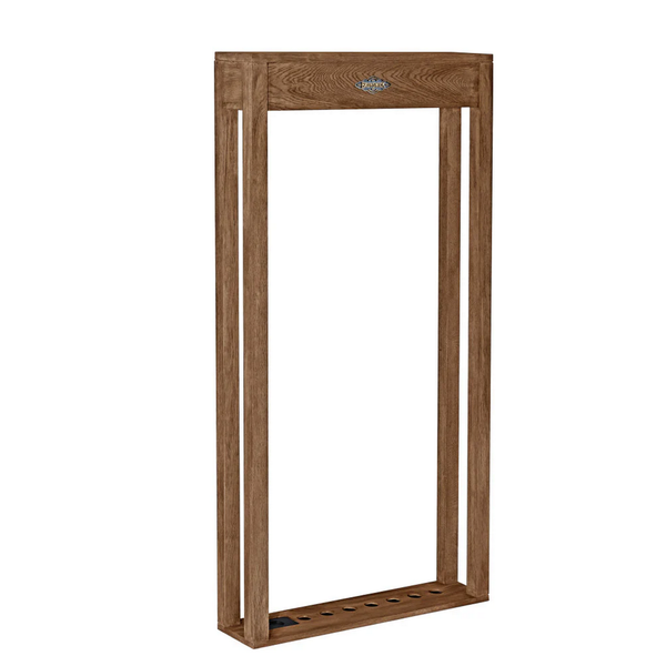 Brunswick Billiards Sanibel Wall Cue Rack-Pool Cue Racks & Holders-Brunswick-Rustic Dark Brown-Game Room Shop