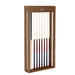 Brunswick Billiards Sanibel Wall Cue Rack-Pool Cue Racks & Holders-Brunswick-Rustic Dark Brown-Game Room Shop