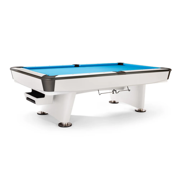 Brunswick Billiards Gold Crown VII Pool Table-Billiard Tables-Brunswick-Modern White-Game Room Shop