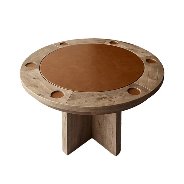 Brunswick Parsons Poker Table-Poker & Game Tables-Brunswick-Brown-Game Room Shop