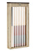Brunswick The Henderson Wall Cue Rack-Pool Cue Racks & Holders-Brunswick-Walnut and Age Linen-Game Room Shop