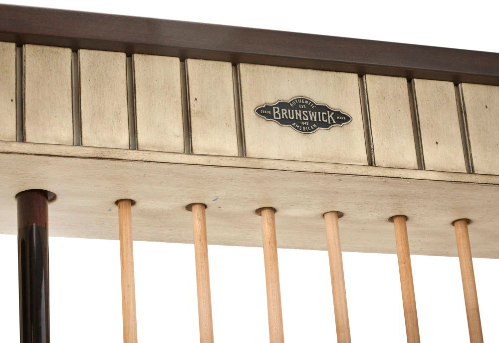Brunswick The Henderson Wall Cue Rack-Pool Cue Racks & Holders-Brunswick-Espresso-Game Room Shop