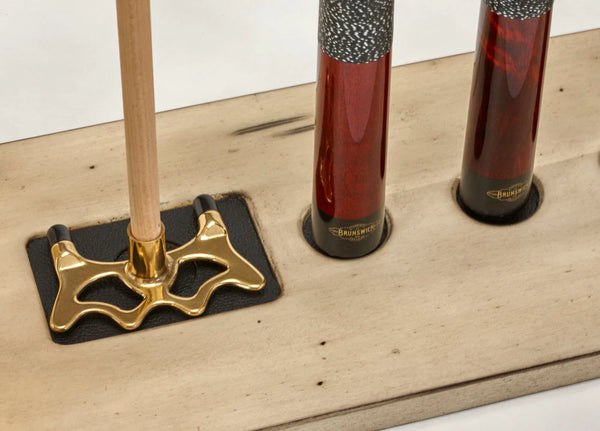 Brunswick The Henderson Wall Cue Rack-Pool Cue Racks & Holders-Brunswick-Espresso-Game Room Shop