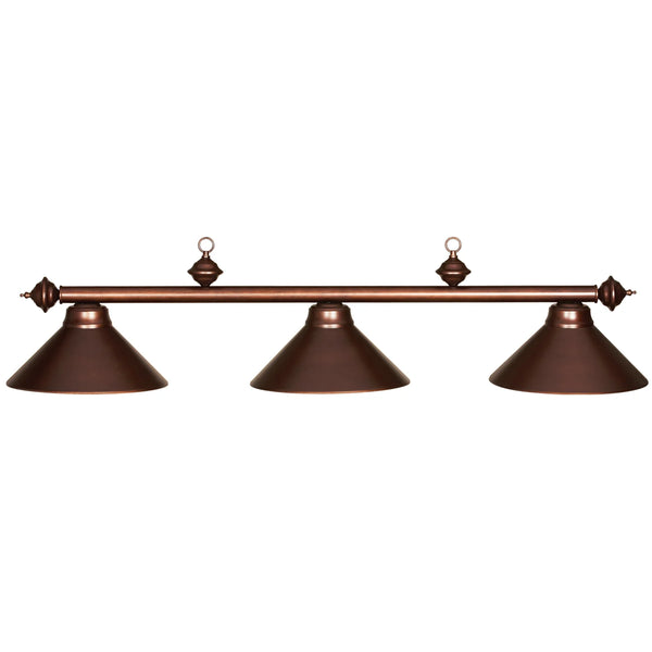 RAM Game Room 54" 3-light Metal Billiards Light-Pool Table Lights-RAM Game Room-Cappuccino-Game Room Shop