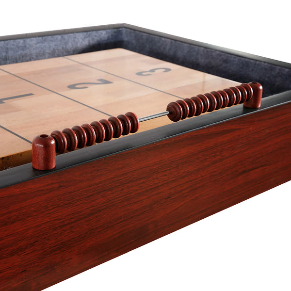 Hathaway Games Challenger Shuffleboard Table in Dark Cherry Finish-Shuffleboards-Hathaway Games-9ft Length-Game Room Shop