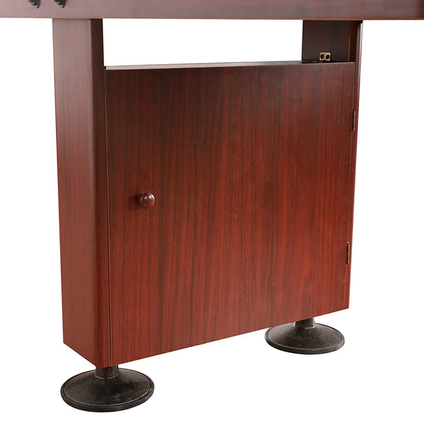 Hathaway Games Challenger Shuffleboard Table in Dark Cherry Finish-Shuffleboards-Hathaway Games-9ft Length-Game Room Shop
