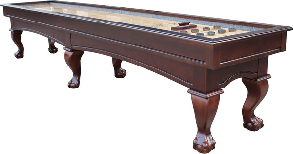 Playcraft Charles River Pro-Style Shuffleboard Table-Shuffleboards-Playcraft-12' Length-Espresso-Game Room Shop