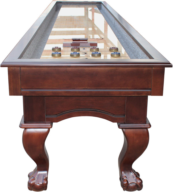 Playcraft Charles River Pro-Style Shuffleboard Table-Shuffleboards-Playcraft-12' Length-Espresso-Game Room Shop