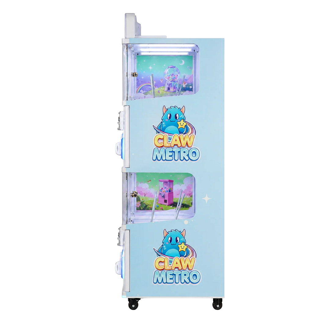 Claw Metro GachaZone 4-Player Gachapon Station — Game Room Shop