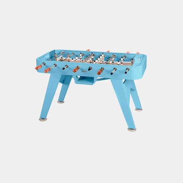 RS Barcelona RS2 Indoor/Outdoor Foosball Table-Foosball Table-RS Barcelona-Iron (Good for Indoor Use)-Cool Blue (MTO)-Game Room Shop