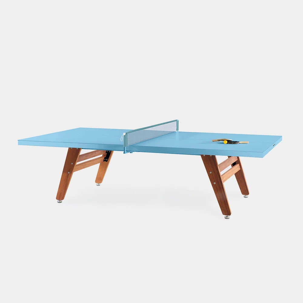 RS Barcelona RS Stationary Ping Pong Table-Table Tennis Table-RS Barcelona-Cool Blue (MTO)-Game Room Shop