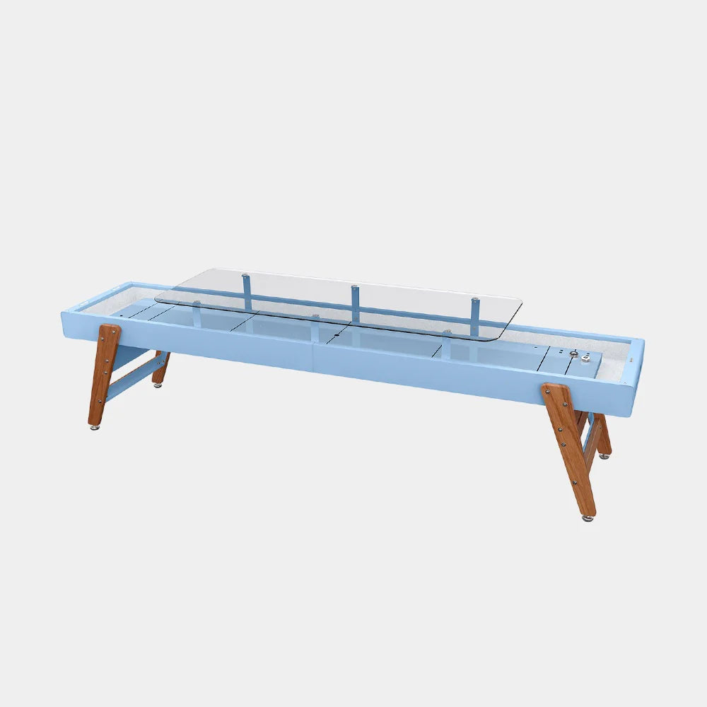 RS Barcelona Track Dining Shuffleboard Table-Shuffleboards-RS Barcelona-9ft Length-Cool Blue (MTO)-Game Room Shop
