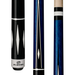 Cue and Case Players Wrapless Pool Cue-Billiard Cues-Cue and Case-Antique/Natural w/ Black & White Diamond-Game Room Shop