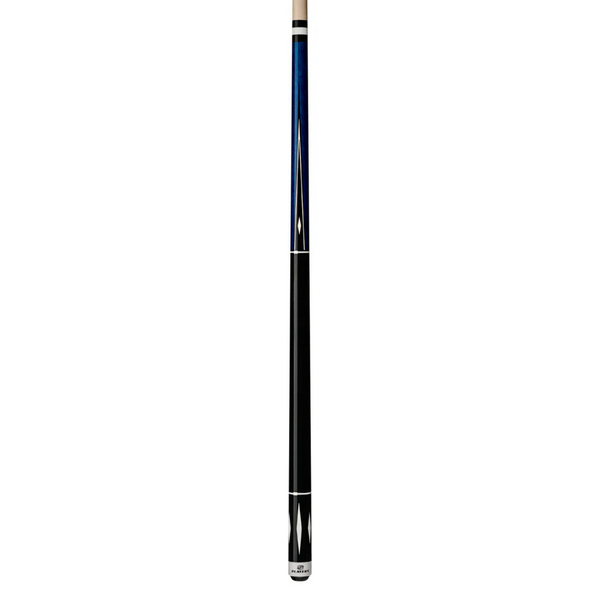 Cue and Case Players Wrapless Pool Cue-Billiard Cues-Cue and Case-Blue w/ Black & White Diamond-Game Room Shop