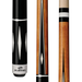 Cue and Case Players Wrapless Pool Cue-Billiard Cues-Cue and Case-Antique/Natural w/ Black & White Diamond-Game Room Shop