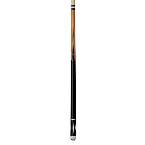 Cue and Case Players Wrapless Pool Cue-Billiard Cues-Cue and Case-Antique/Natural w/ Black & White Diamond-Game Room Shop