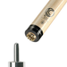 Cue and Case Pure X Hybrid 11.75mm Uni-Loc Cue Shaft-Billiard Cues-Cue and Case-Silver-Game Room Shop