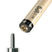 Cue and Case Pure X Hybrid 11.75mm Uni-Loc Cue Shaft-Billiard Cues-Cue and Case-Triple Silver-Game Room Shop