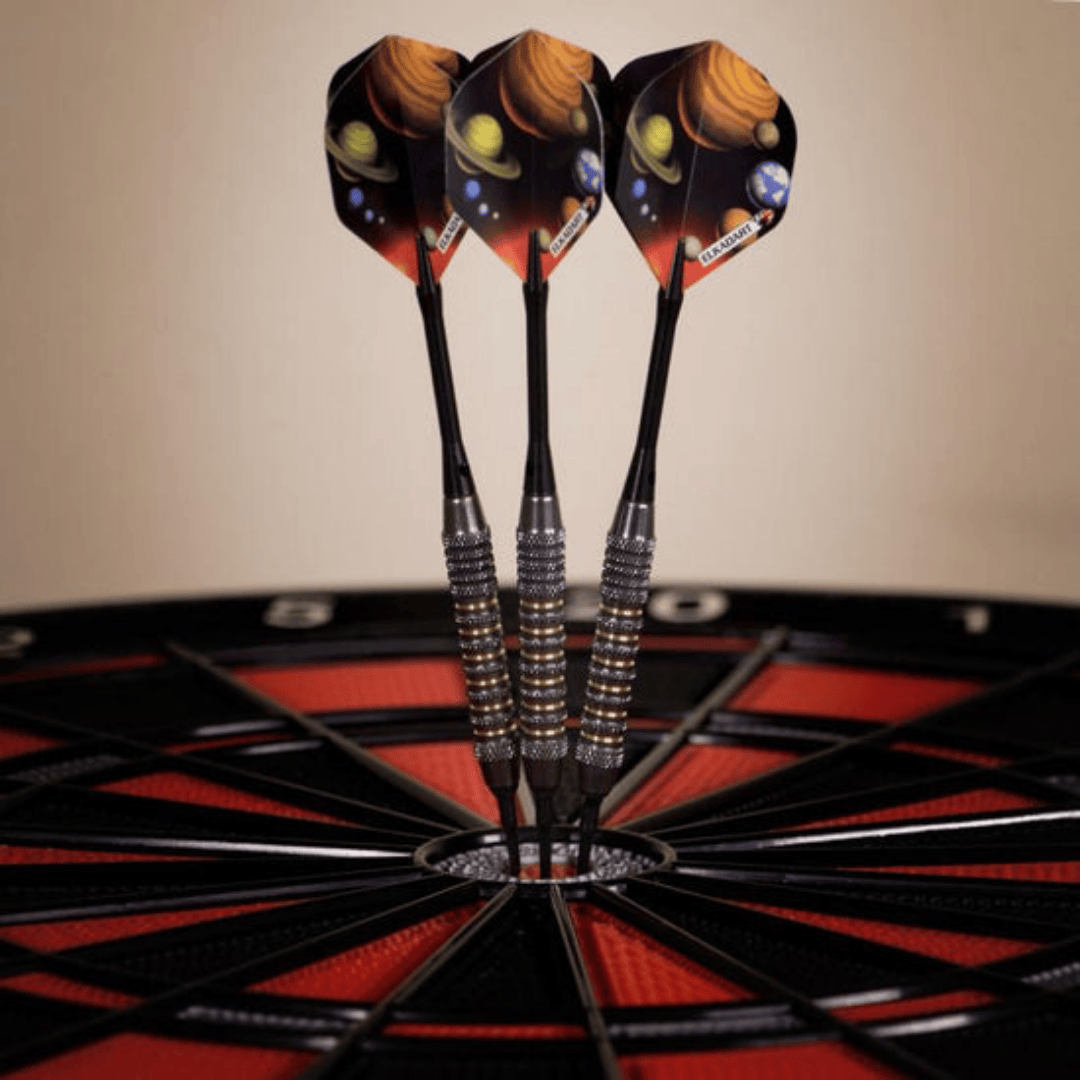 Elkadart Orbital Soft Tip Darts Knurl Ringed Barrel-Darts-GLD Products-16g-Game Room Shop