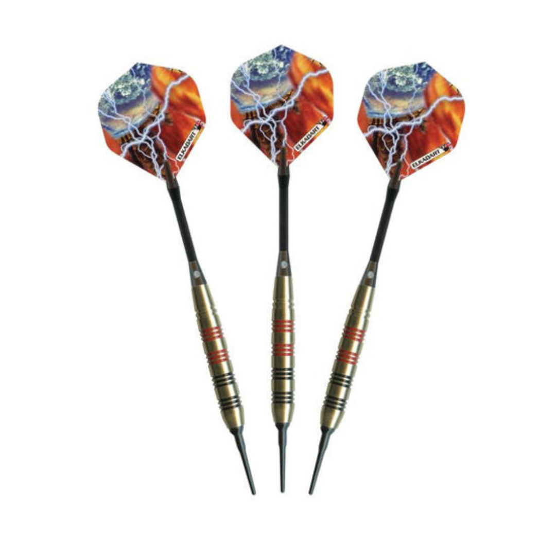 Elkadart Storm Soft Tip Darts-Darts-GLD Products-Black & Red - 18g-Game Room Shop