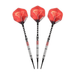 Elkadart Tornado 90% Tungsten Soft Tip Dart Set-Darts-GLD Products-4 Red & 2 Black-16g-Game Room Shop