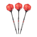 Elkadart Tornado 90% Tungsten Soft Tip Dart Set-Darts-GLD Products-4 Red & 2 Black (Knurled)-16g-Game Room Shop