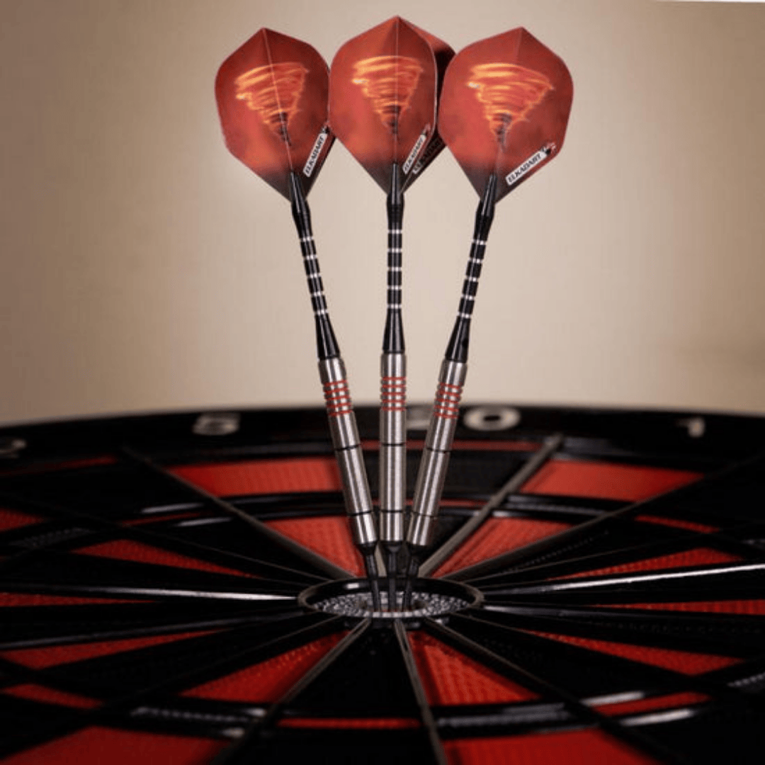 Elkadart Tornado 90% Tungsten Soft Tip Dart Set-Darts-GLD Products-4 Red & 2 Black-16g-Game Room Shop