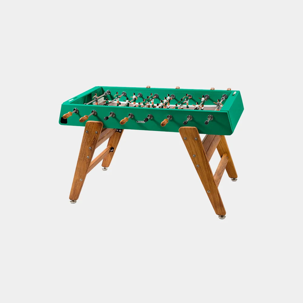 RS Barcelona RS3 Wood Foosball Table-Foosball Table-RS Barcelona-Emerald Green (MTO)-Game Room Shop