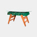RS Barcelona RS3 Wood Dining Foosball Table-Foosball Table-RS Barcelona-Oval Shape-Emerald Green (MTO)-Game Room Shop