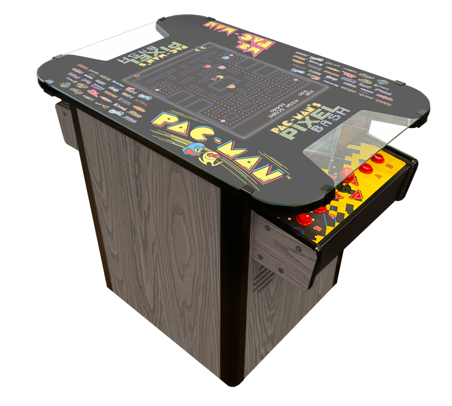 Namco Pac-Man Pixel Bash Cocktail Arcade Game Cabinet-Arcade Games-Namco-Estate Grey-Game Room Shop