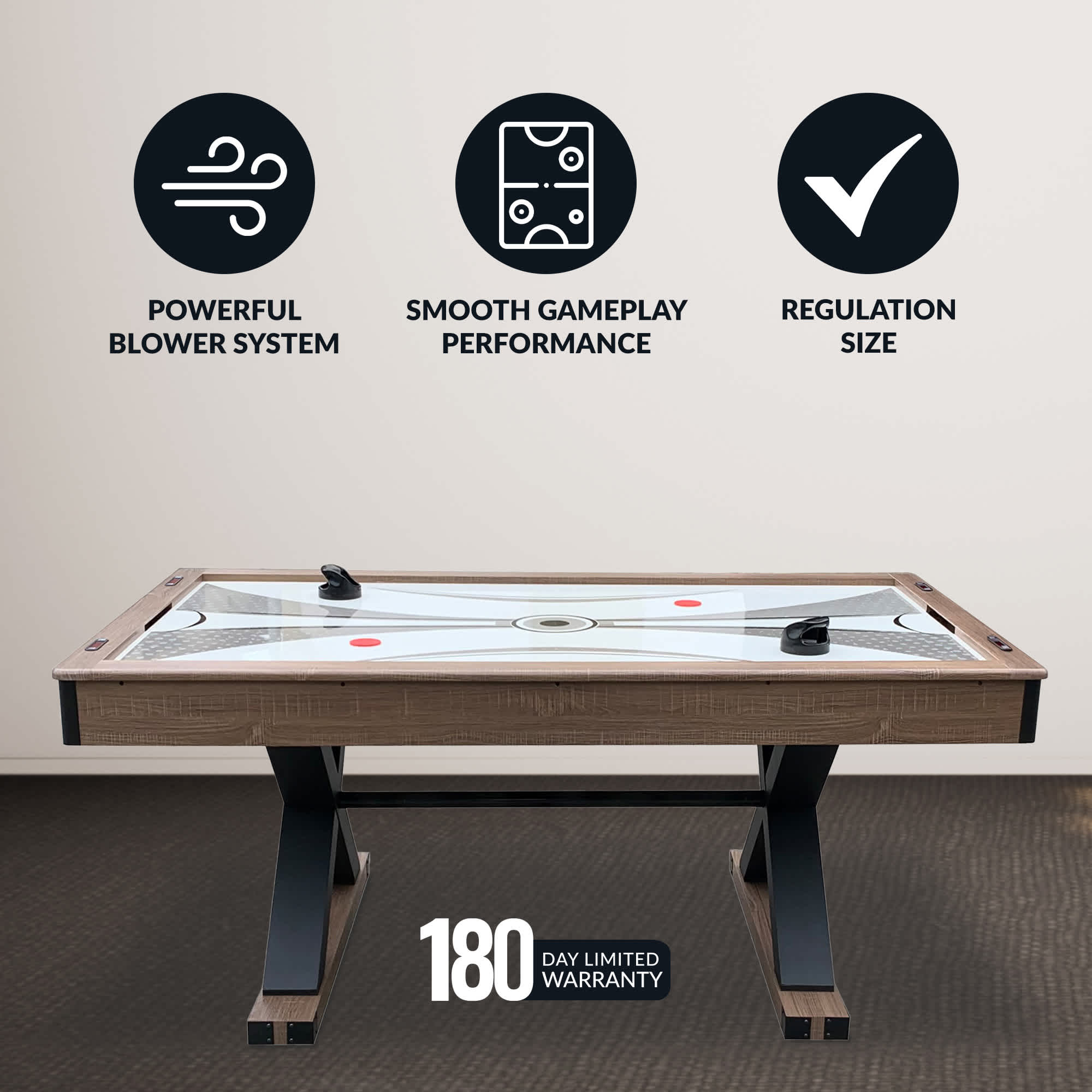 Hathaway Games Excalibur 6-ft Air Hockey Table — Game Room Shop