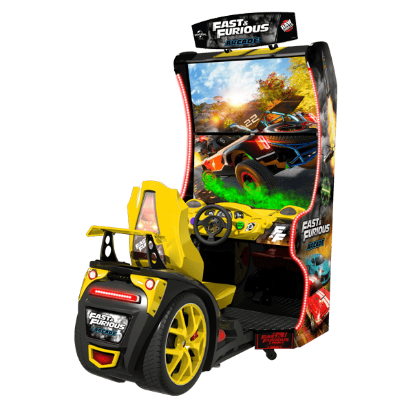 Raw Thrills Fast & Furious Arcade Standard 43"-Arcade Games-Raw Thrills-Single Unit-Game Room Shop