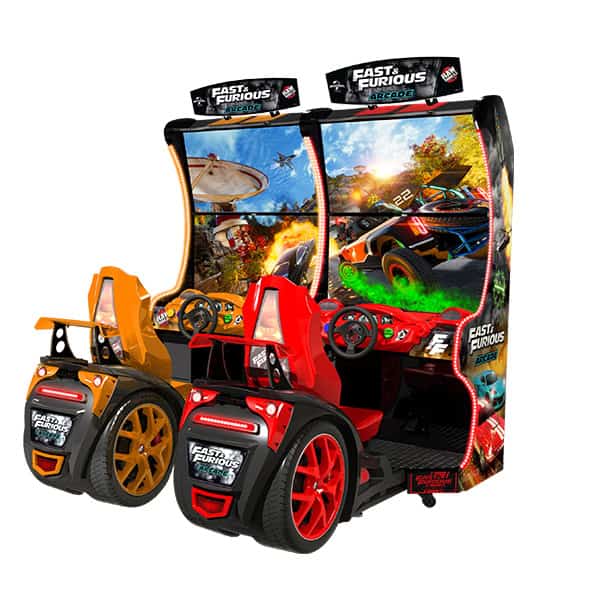Raw Thrills Fast & Furious Arcade Standard 43"-Arcade Games-Raw Thrills-Single Unit-Game Room Shop