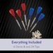 Fat Cat 727 Electronic Dartboard inclusions graphic