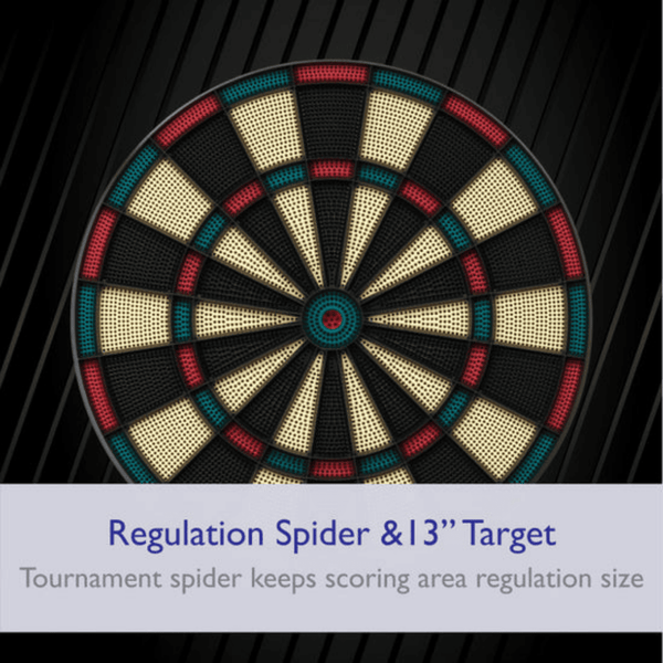 Fat Cat 727 Electronic Dartboard spider and 13 inch target graphic