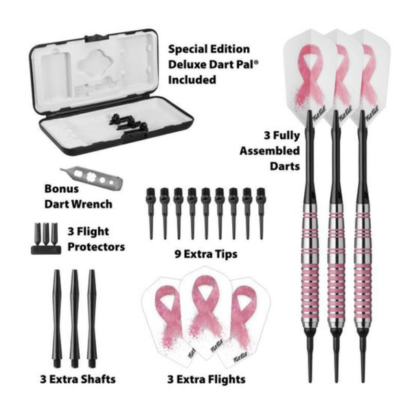 Fat Cat Pink Lady Soft Tip Darts 16 Grams-Darts-GLD Products-Game Room Shop