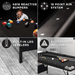 Fat Cat Trueshot 6' Folding Billiard Table features graphic