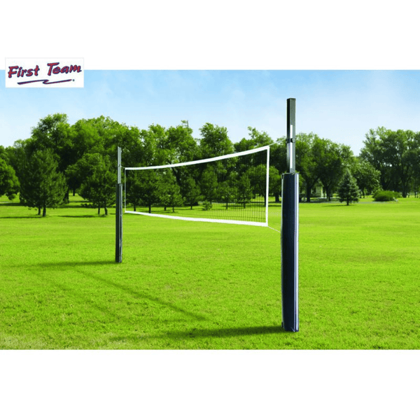 First Team Blast Outdoor Recreational Volleyball Net System on grass-First Team-Game Room Shop