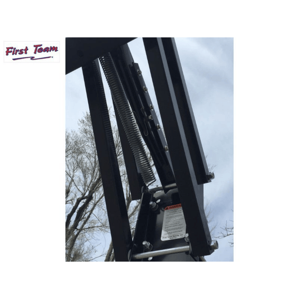 First Team Champ In Ground Adjustable Basketball Goal arm system closeup view-First Team-Game Room Shop