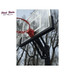 First Team Champ In Ground Adjustable Basketball Goal backboard and arm system closeup view-First Team-Game Room Shop