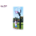 First Team Champ In Ground Adjustable Basketball Goal backboard being cleaned by a kid-First Team-Game Room Shop