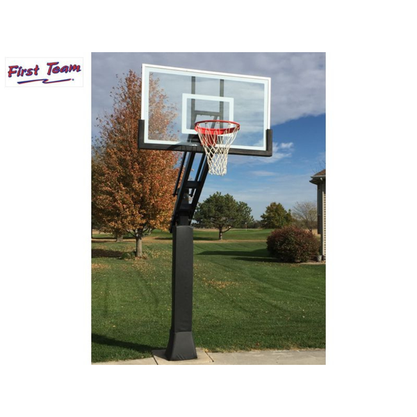 First Team Force Pro In Ground Adjustable Basketball Goal installed-First Team-Game Room Shop