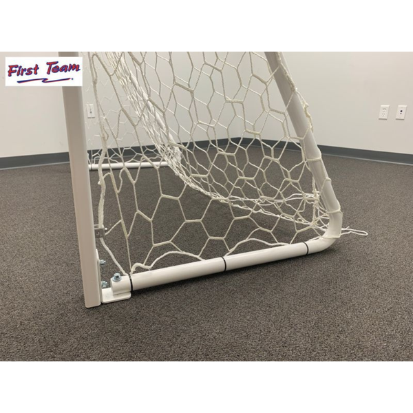 First Team FreeKick Backyard Portable Soccer Goal closeup of bottom corner-First Team-Game Room Shop