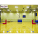 First Team Horizon Competition Portable Volleyball Net System installed in gym-First Team-Game Room Shop