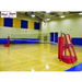 First Team Horizon Competition Portable Volleyball Net System installed in gym with judges stand-First Team-Game Room Shop