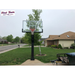 First Team Stainless Olympian In Ground Adjustable Basketball Goal installed on front lawn-First Team-Game Room Shop