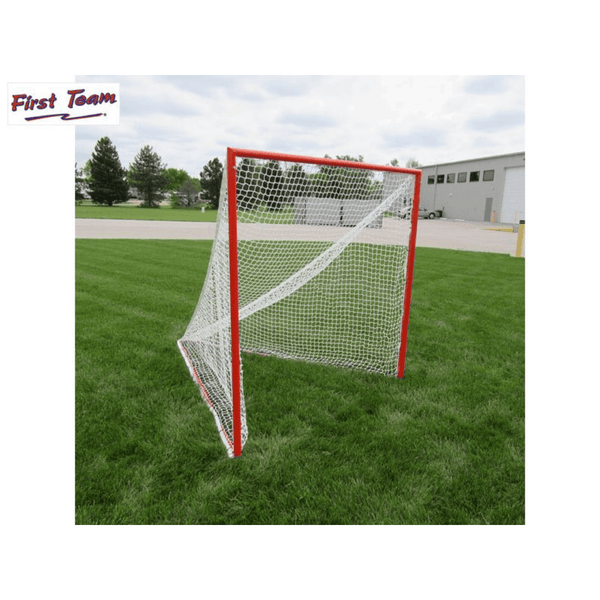 First Team Warmonger Economy Lacrosse Goal placed on field-First Team-Game Room Shop