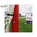 First Team Warmonger Economy Lacrosse Goal with net ziptied to frame-First Team-Game Room Shop