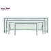 First Team World Class 40 Round Aluminum Portable Soccer Goal size comparison-First Team-Game Room Shop