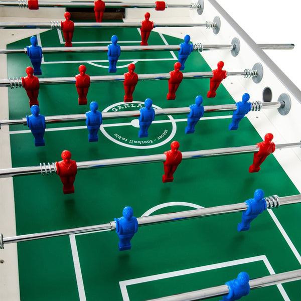 Garlando G-500 Weatherproof Foosball Table in White - Game Room Shop